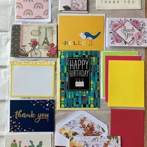 Variety Note Card Stationery Bundle  - Home and/or Office - Birthday, Thank You